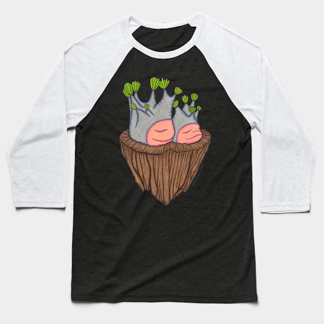 Pachypodium caudex 5 Baseball T-Shirt by Namtan's Hands